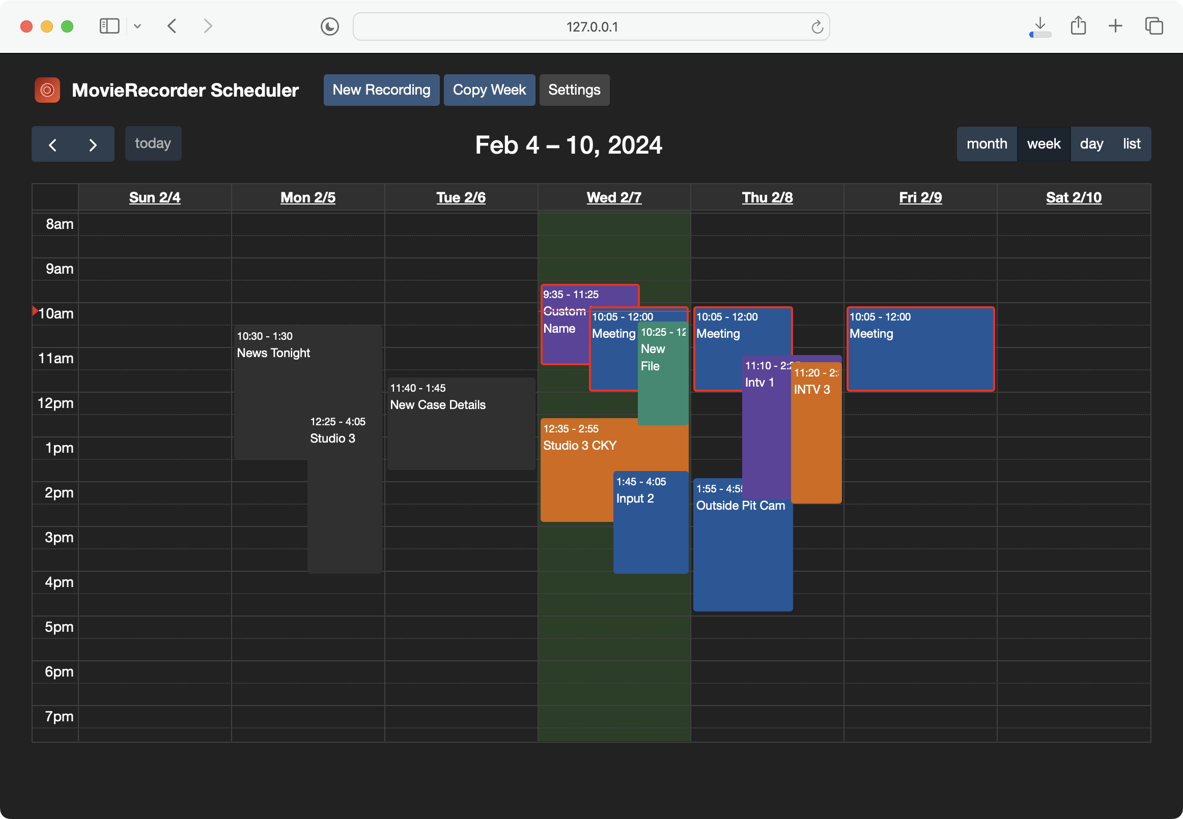 MovieRecorder schedule calendar.png