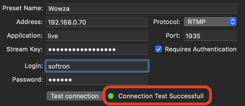 SSC_WowzaStreamingEngine_StreamingPreset_Dark_TestConnection_Successfull.png