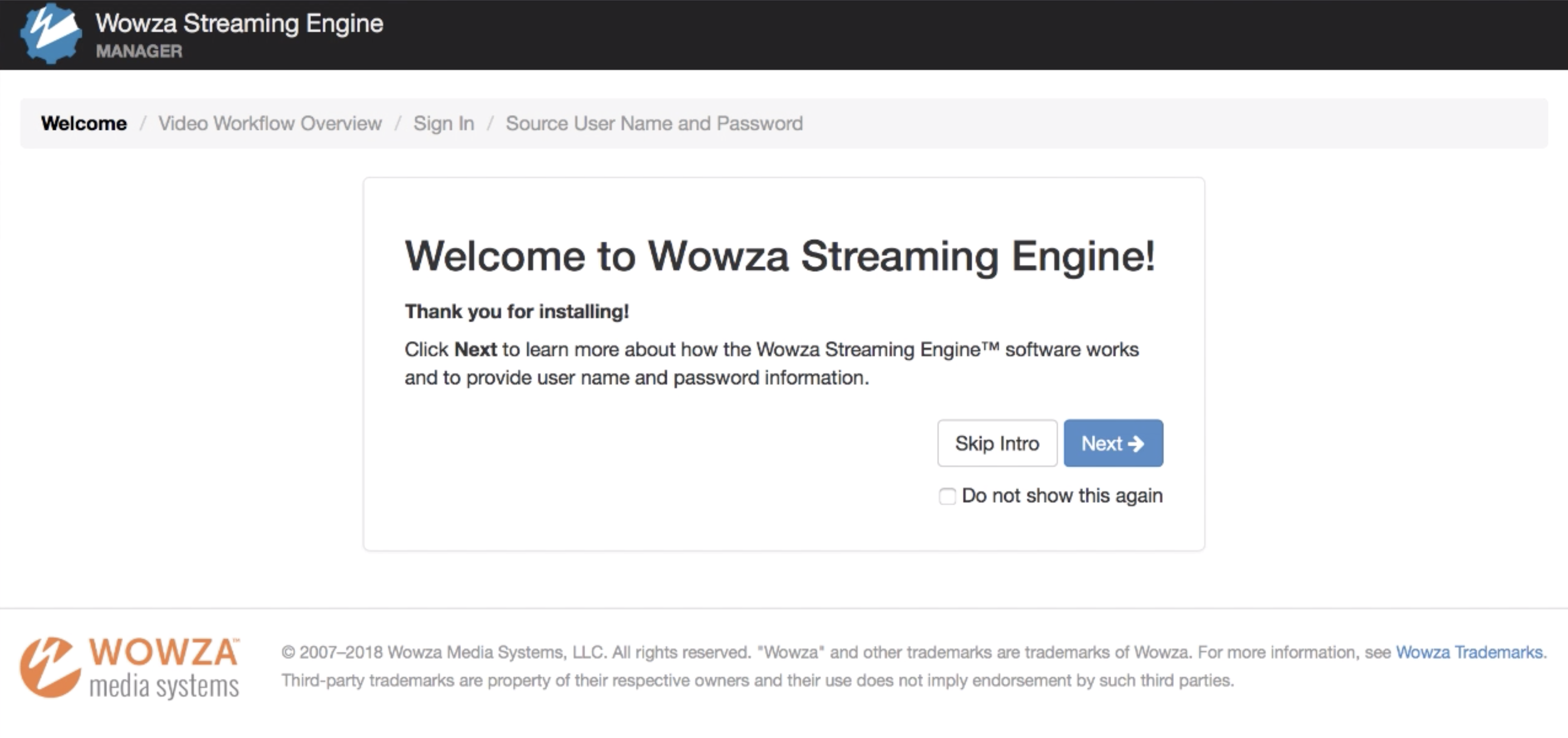 install wowza streaming engine