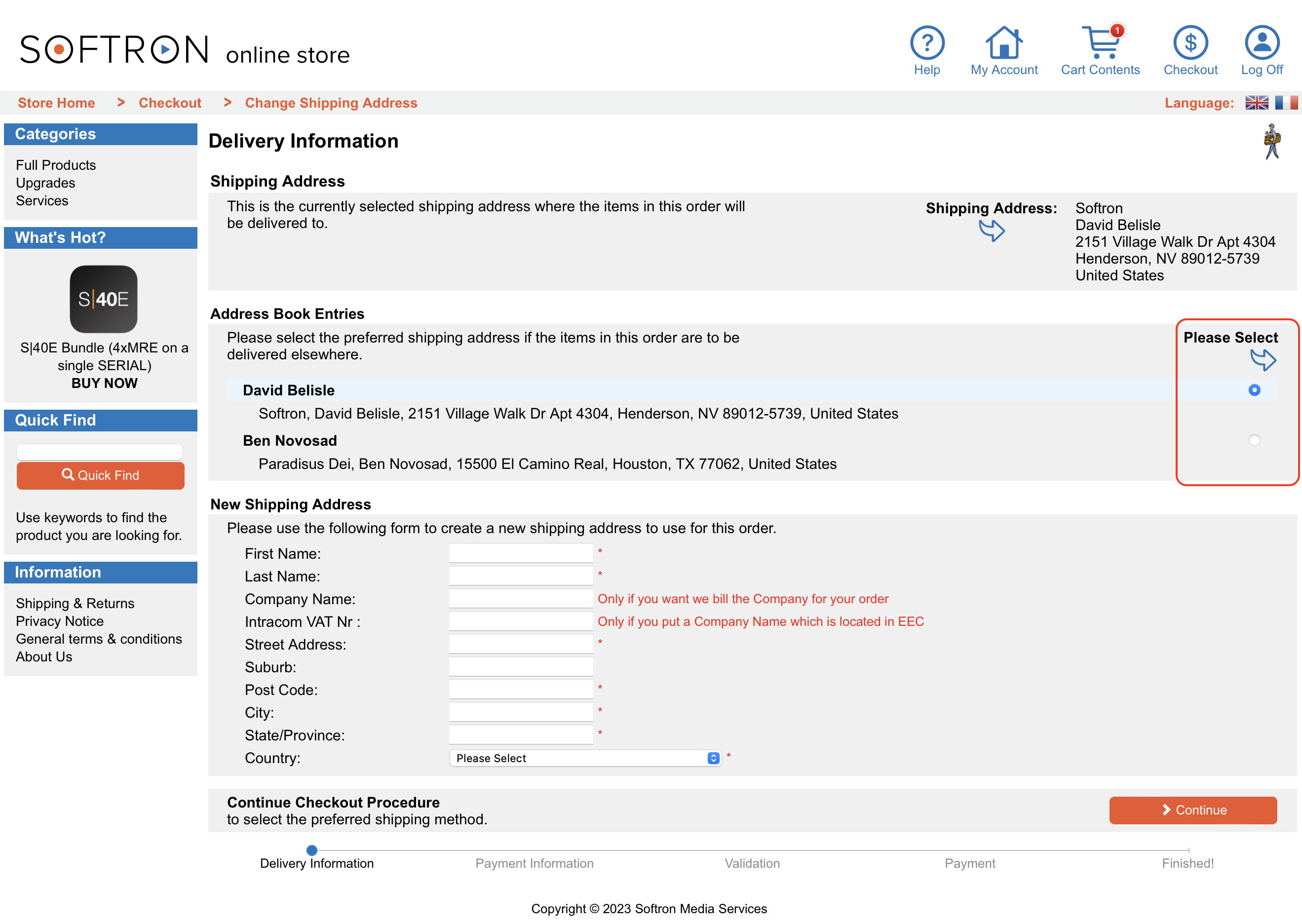 HOW TO: Order from the online store – Softron Support Desk