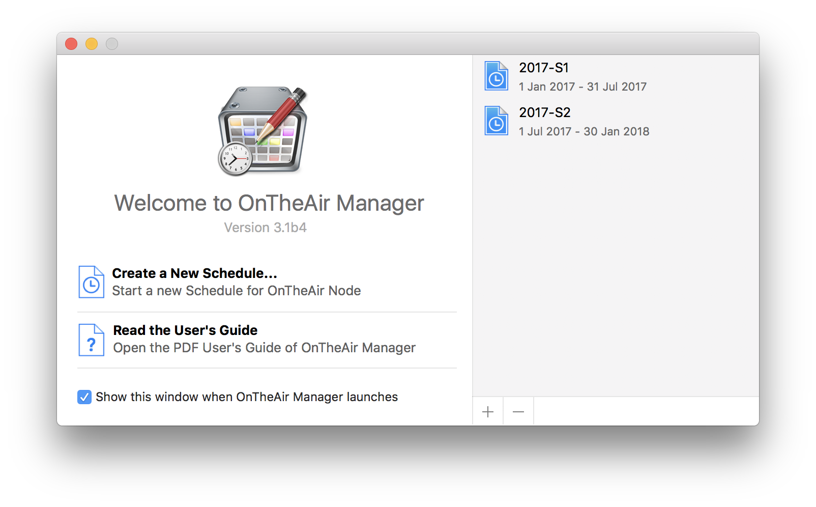 ontheair manager